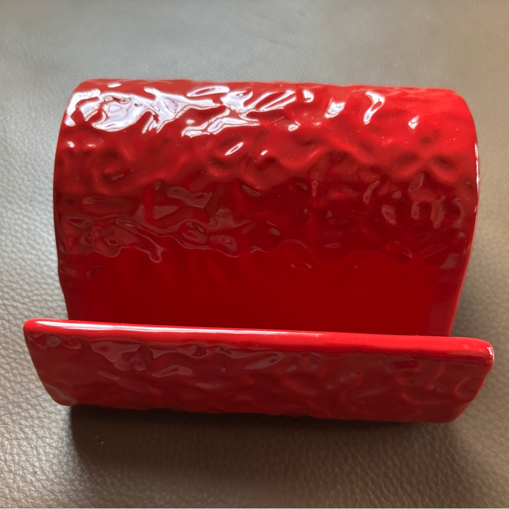 🟥 Red Ceramic Tablet Stand 🟥